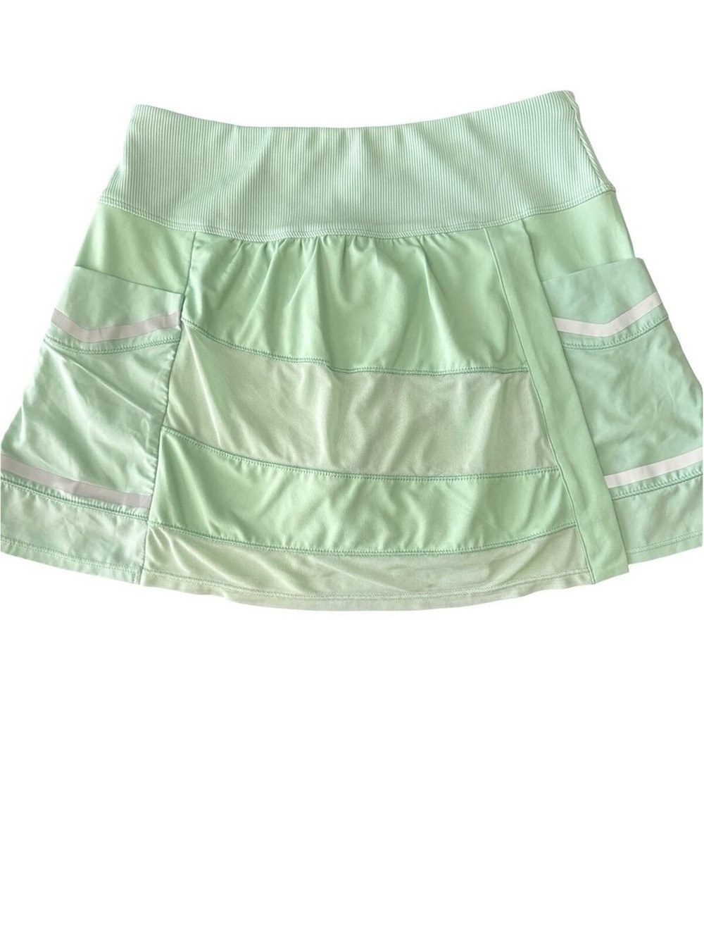 Lucky in Love Tech Performance Skort Mint Green Small Golf Skirt Built In Shorts